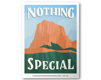 Guadalupe Mountains National Park Poster | Subpar Parks Poster