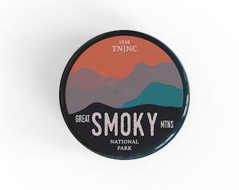 Great Smoky Mountains National Park Button Pin