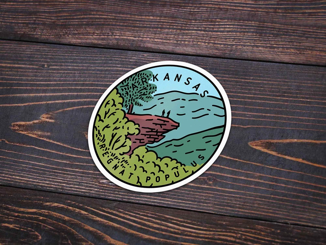 Arkansas Native Sticker Arkansas Sticker | Arkansas Decal | Multiple Sizes | Bumper Sticker ...