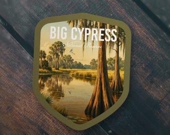 Big Cypress National Preserve Sticker | Florida Decal | National Park Bumper Sticker