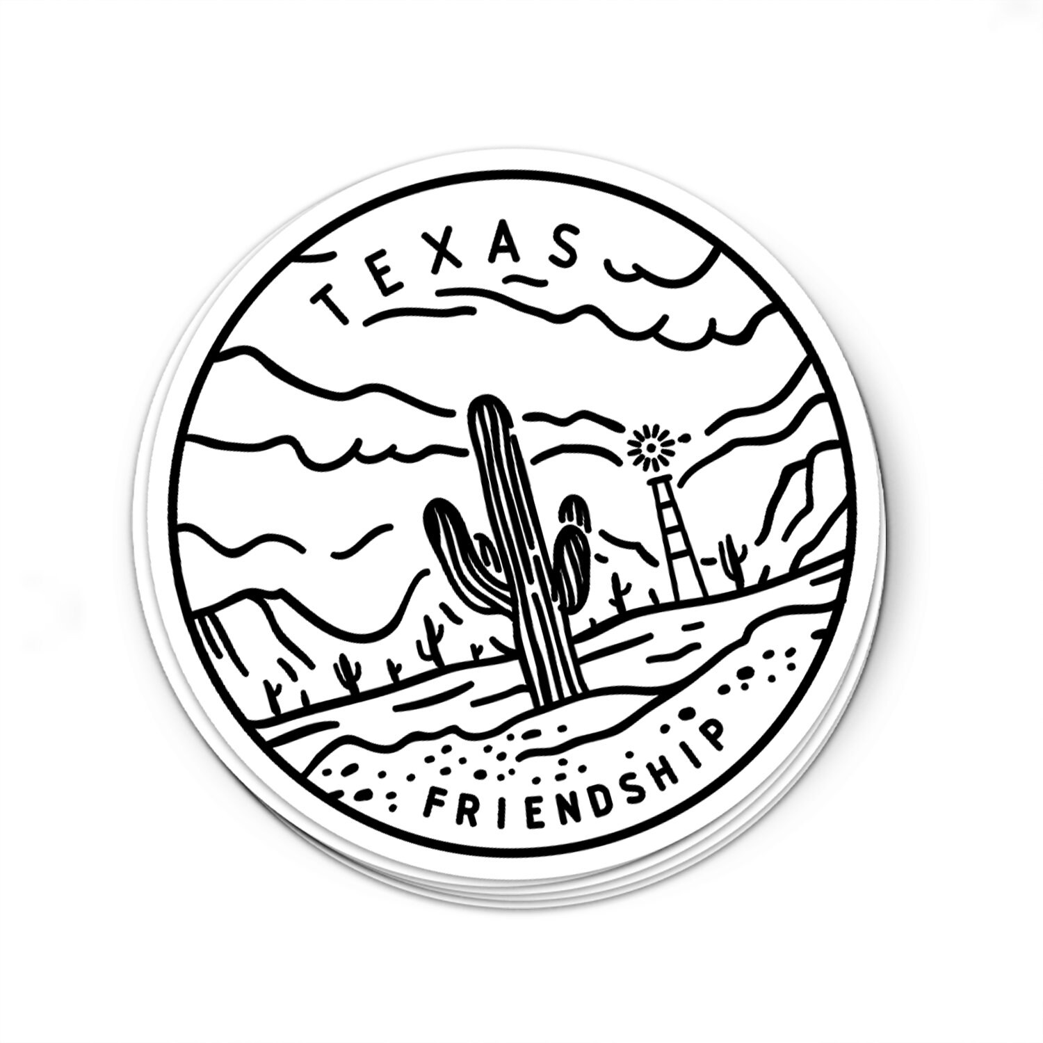 Texas Sticker Texas Decal Multiple Sizes Bumper Sticker Etsy