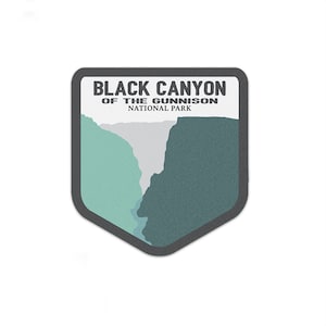 Black Canyon Of The Gunnison National Park Sticker | Black Canyon National Park Decal | Multiple Sizes