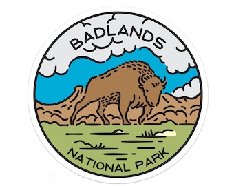 Badlands National Park Sticker