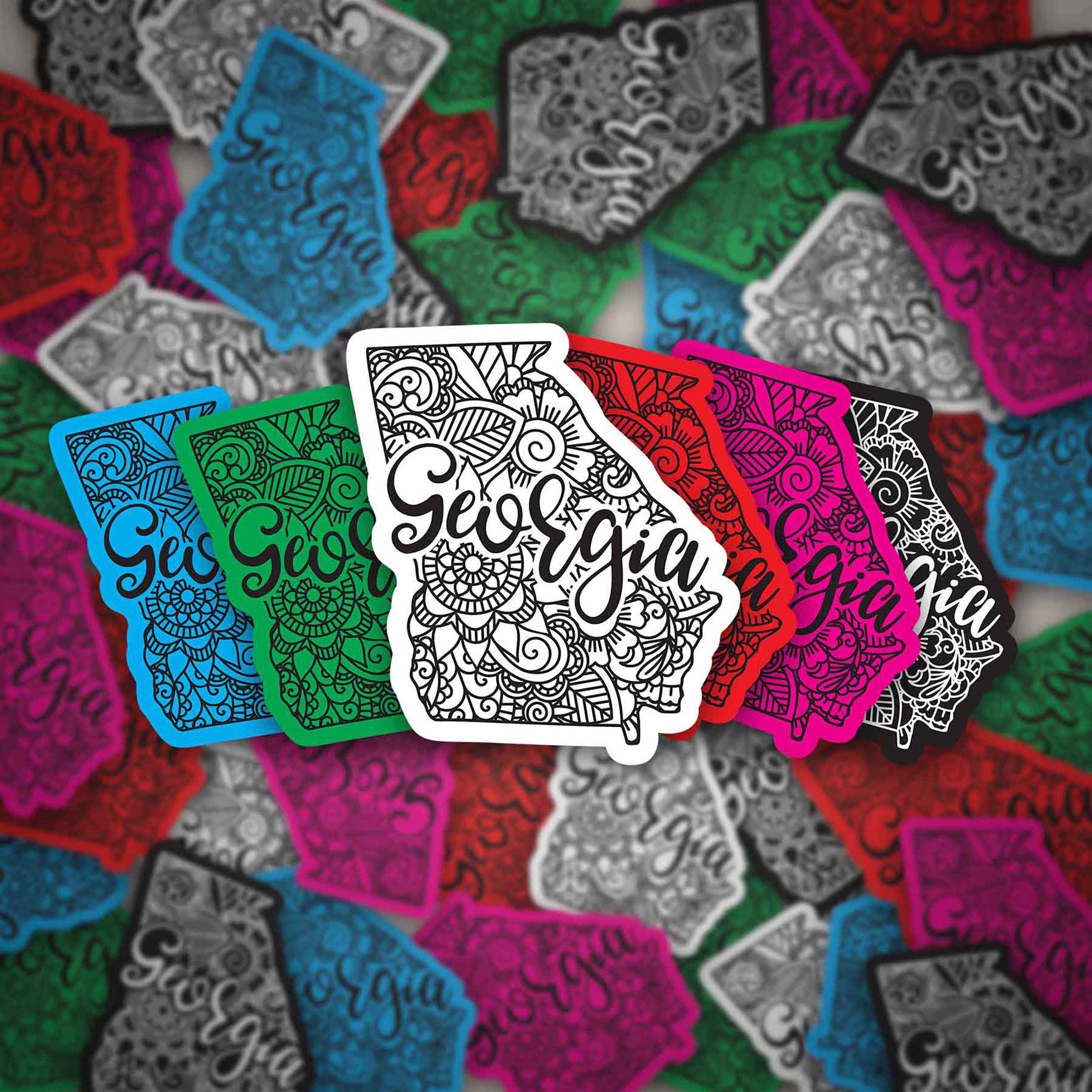Georgia Sticker | Bumper Sticker | Bottle Sticker | Travel Sticker ...