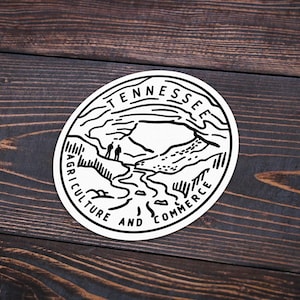 Tennessee Sticker | Tennessee Decal | Multiple Sizes | Bumper Sticker | Water Bottle | Travel | Laptop | Waterproof