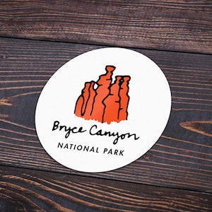 Bryce Canyon National Park Sticker | Multiple Sizes | Bumper Sticker | Water Bottle | Travel | Laptop | Waterproof