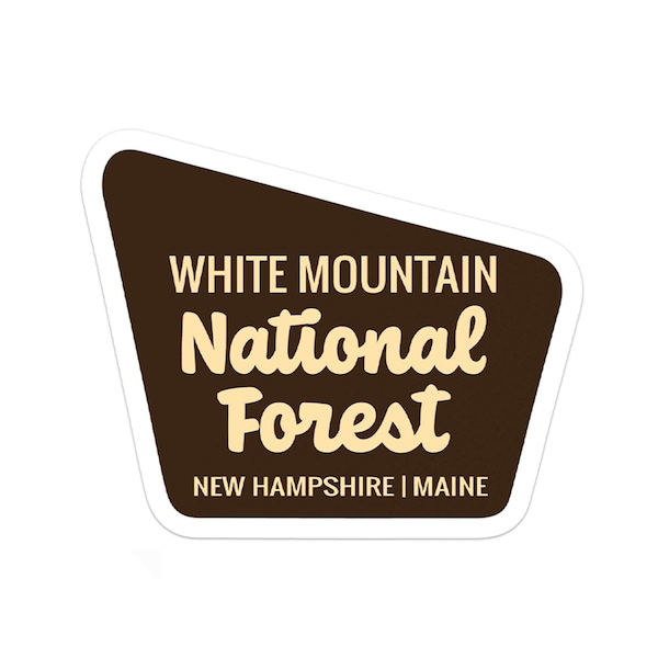 White Mountain National Forest Sticker | Bumper Sticker | Water Bottle | Travel | Laptop | Waterproof