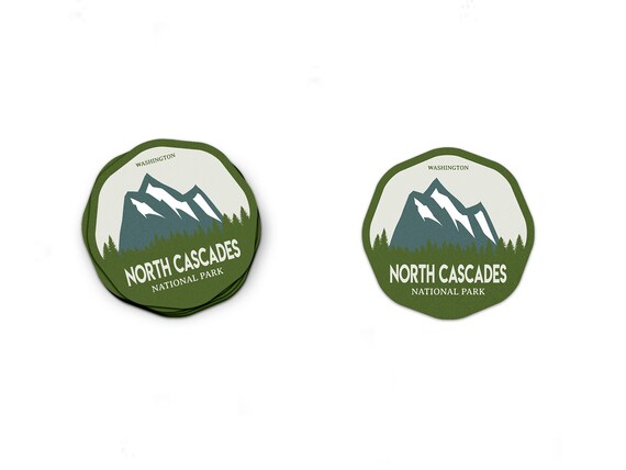 North Cascades National Park Sticker 3” North Cascades National Park Sticker 3”