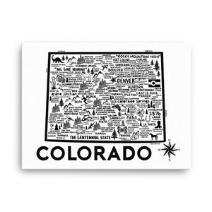 Colorado Canvas Print | Thin Canvas | Canvas Wall Art | Gallery Wrap Canvas |  Katie Ford