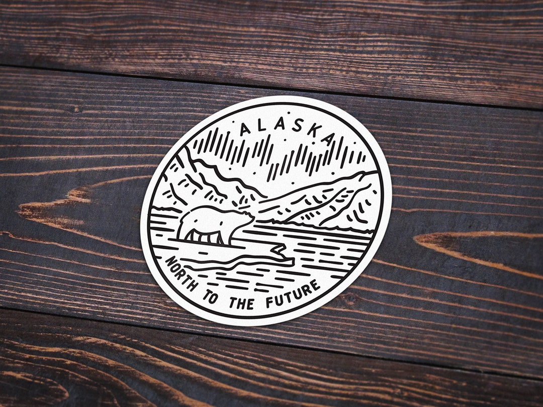 Alaska Sticker | Alaska Decal | Multiple Sizes | Bumper Sticker | Water ...