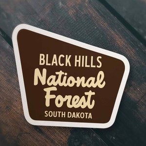 Black Hills National Forest Sticker | South Dakota Bumper Sticker | Water Bottle | Travel | Laptop | Waterproof