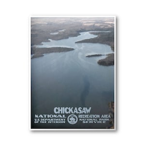 Chickasaw National Recreation Area Poster