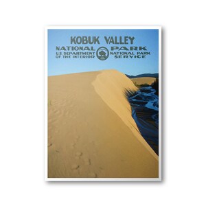 Kobuk Valley National Park Poster | National Park Poster | National Park Print | Vintage Poster | Wall Art | Home Decor