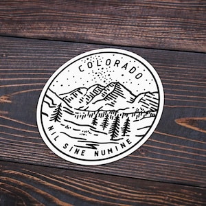 Colorado Sticker | Colorado Decal | Multiple Sizes | Bumper Sticker | Water Bottle | Travel | Laptop | Waterproof