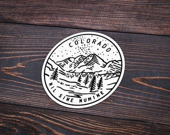 Colorado Sticker | Colorado Decal | Multiple Sizes | Bumper Sticker | Water Bottle | Travel | Laptop | Waterproof
