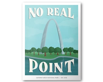 Gateway Arch National Park Poster | Subpar Parks Poster