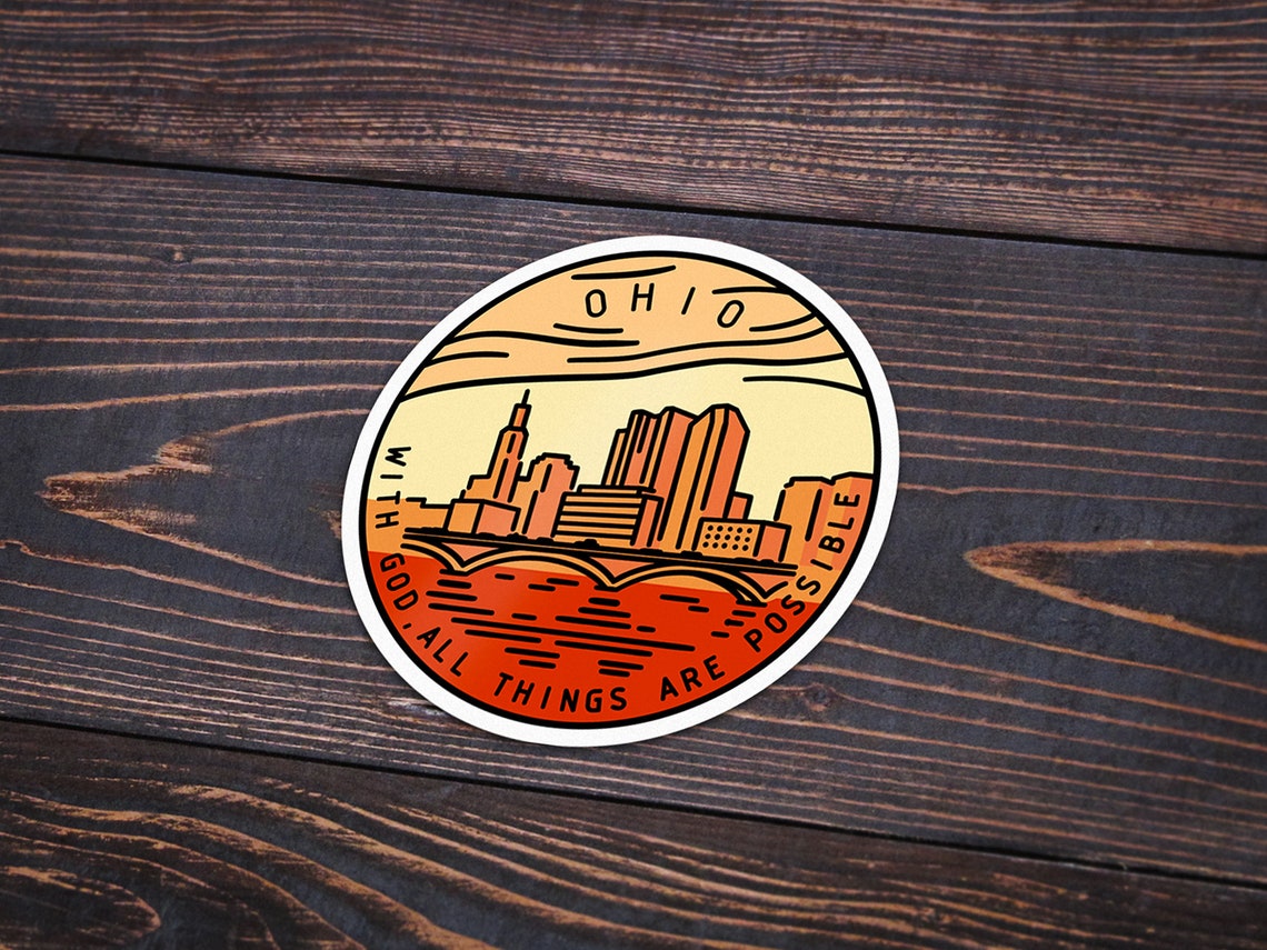 Ohio Sticker | Ohio Decal | Multiple Sizes | Bumper Sticker | Water ...