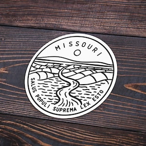 Missouri Sticker | Missouri Decal | Multiple Sizes | Bumper Sticker | Water Bottle | Travel | Laptop | Waterproof