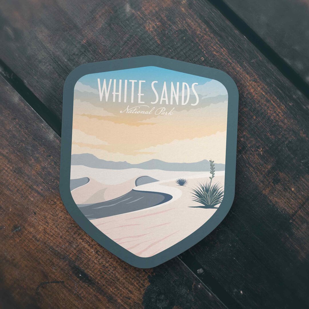 White Sands National Park Sticker - Etsy