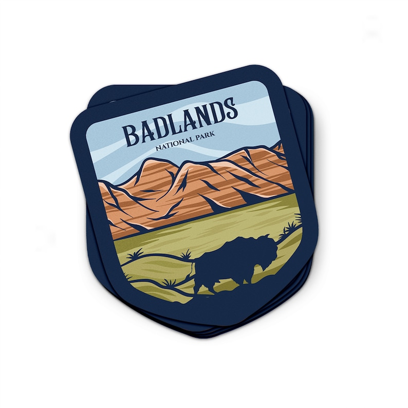 Badlands National Park Sticker - Etsy