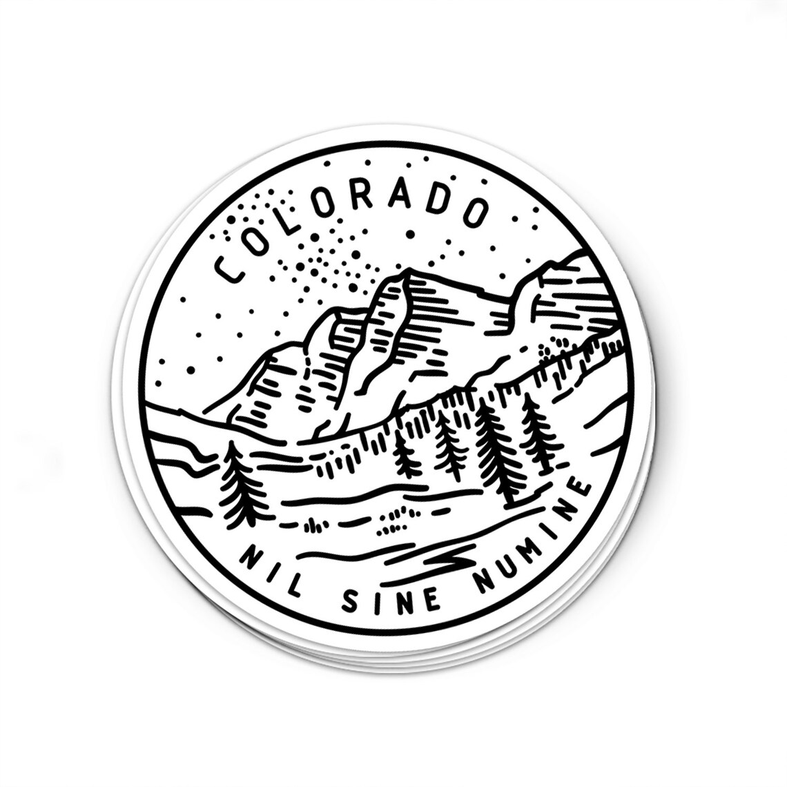 Colorado Sticker Colorado Decal Multiple Sizes Available Etsy