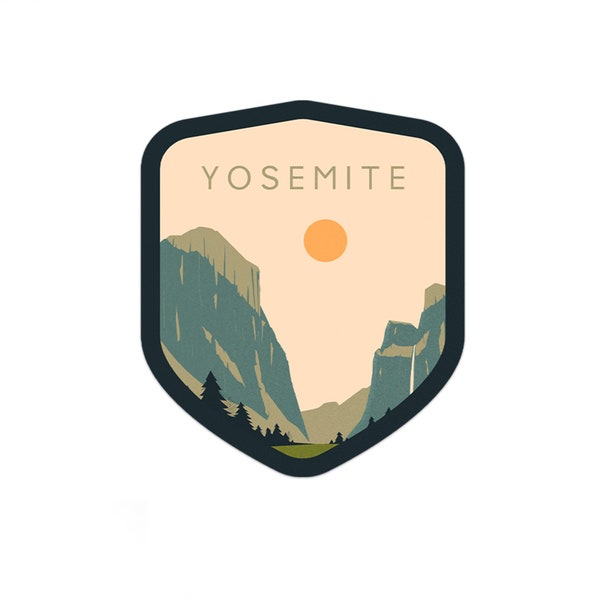 Yosemite National Park Sticker | Multiple Sizes | Bumper Sticker | Water Bottle | Travel | Laptop | Waterproof