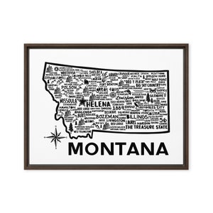 Montana Framed Canvas Print | Framed Print | Framed Canvas Print | Framed Wall Art | Canvas Wall Art | Katie Ford