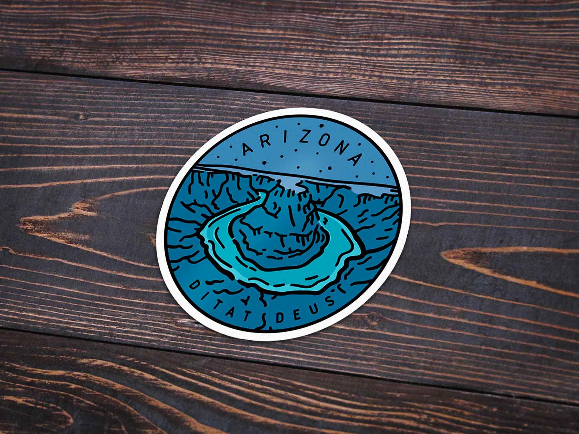 Arizona Sticker | Arizona Decal | Multiple Sizes | Bumper Sticker ...