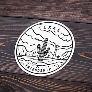 Texas Sticker | Texas Decal | Multiple Sizes | Bumper Sticker | Water Bottle | Travel | Laptop | Waterproof