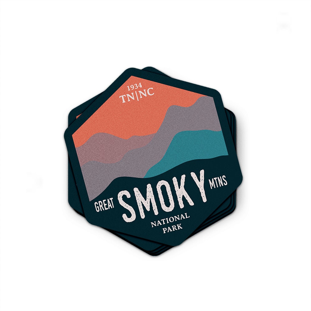 Great Smoky Mountains National Park Sticker Multiple Sizes - Etsy