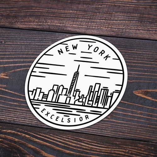 New York Sticker New York Decal Multiple Sizes Bumper Etsy