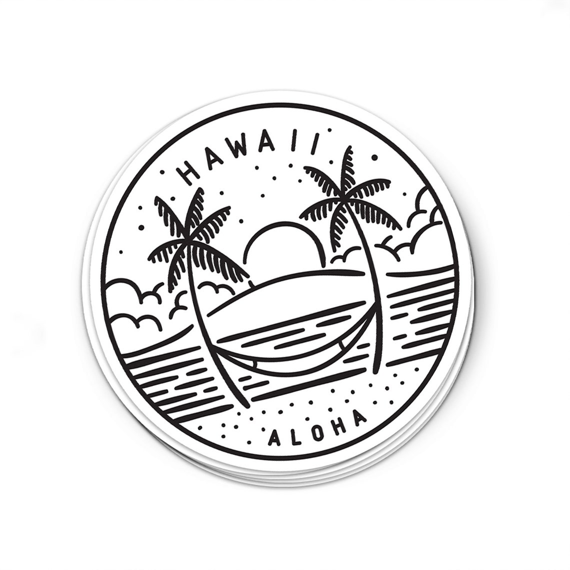 Hawaii Sticker Hawaii Decal Multiple Sizes Bumper Etsy