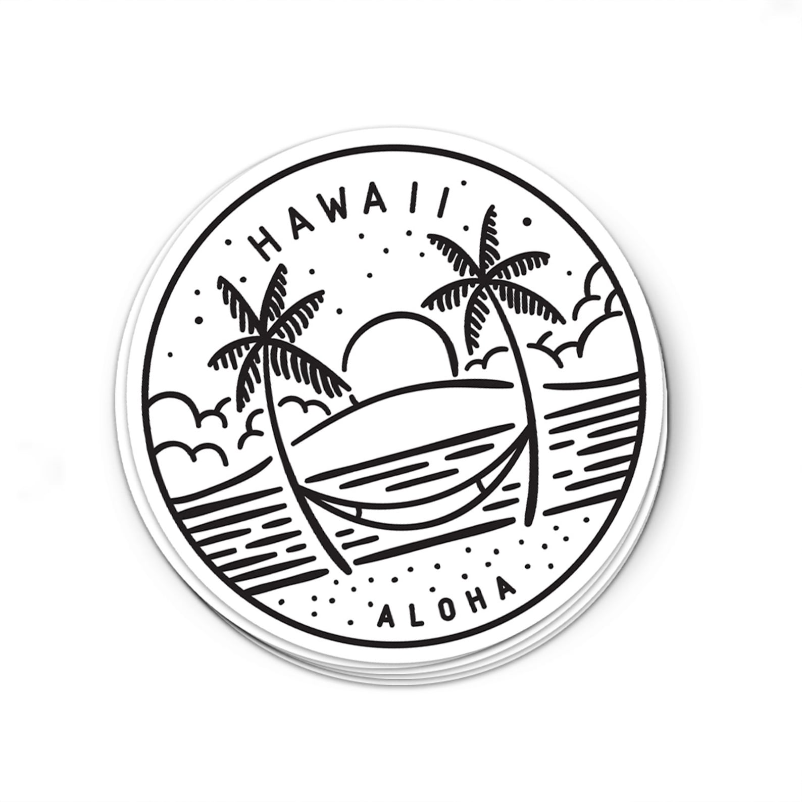 Hawaii Sticker Hawaii Decal Multiple Sizes Bumper Etsy