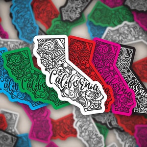 California Sticker | Bumper Sticker | Bottle Sticker | Travel Sticker | Laptop Sticker | Waterproof Sticker | Vinyl Sticker | Decal | 3.5&quot;