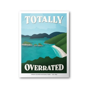 Virgin Islands National Park Poster | Subpar Parks Poster