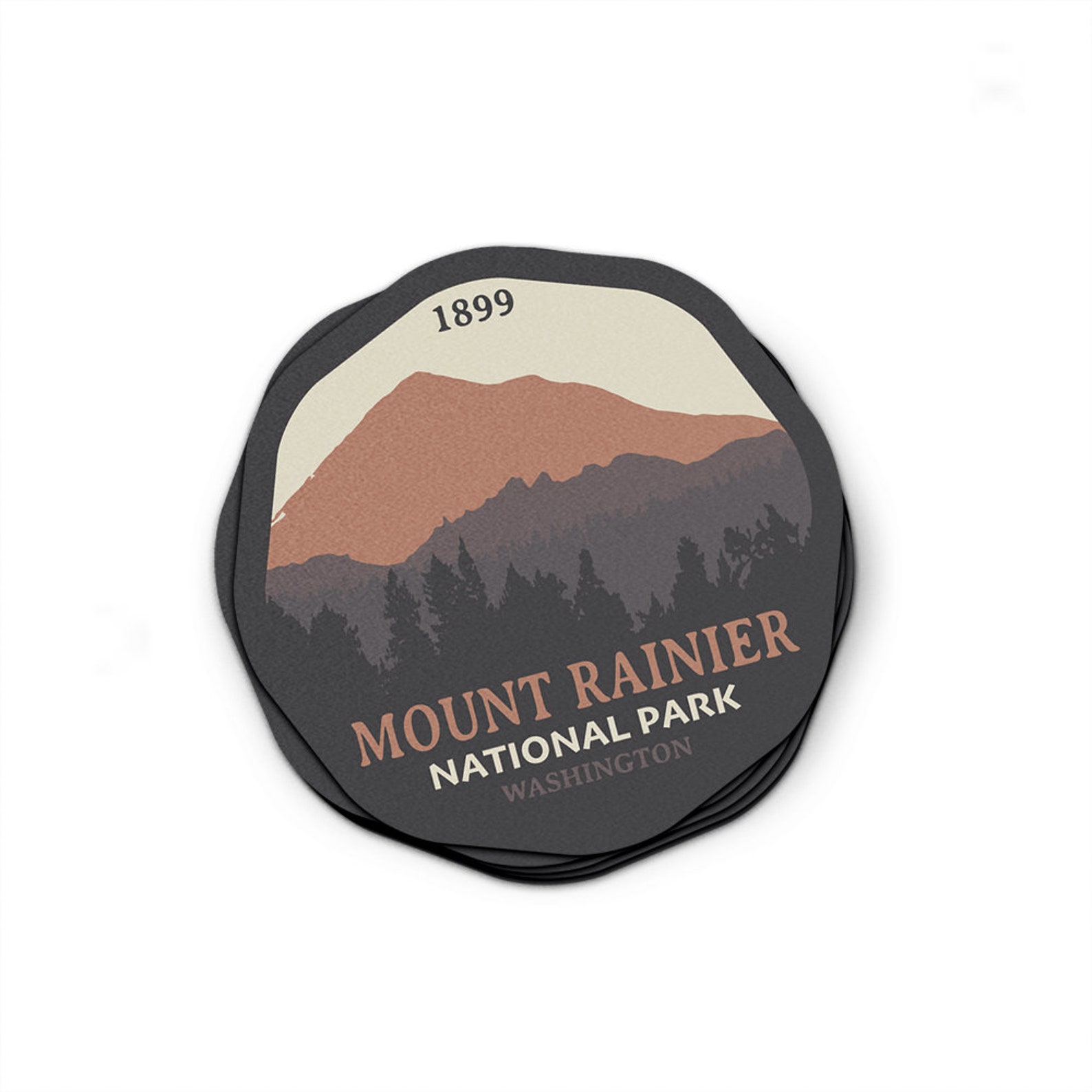 Mount Rainier National Park Sticker National Park Decal - Etsy