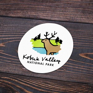 Kobuk Valley National Park Sticker | Multiple Sizes | Bumper Sticker | Water Bottle | Travel | Laptop | Waterproof