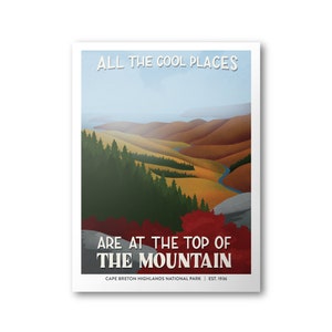 Cape Breton Highlands National Park Poster | Subpar Parks Poster