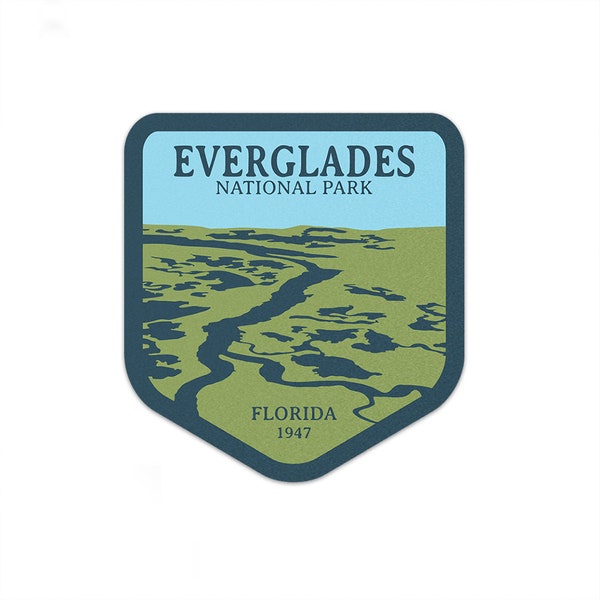 Everglades National Park Sticker | Multiple Sizes | Bumper Sticker | Water Bottle | Travel | Laptop | Waterproof