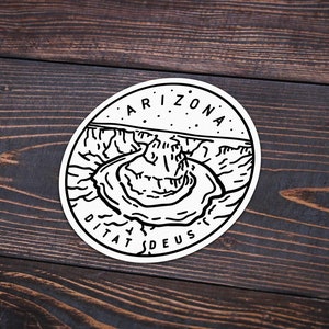 Arizona Sticker | Arizona Decal | Multiple Sizes | Bumper Sticker | Water Bottle | Travel | Laptop | Waterproof