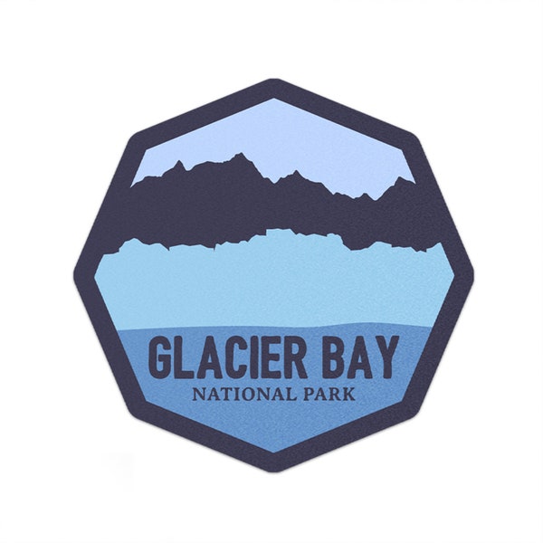Pegatina del Parque Nacional Glacier Bay