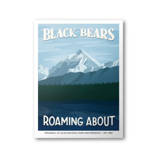 Wrangell St. Elias National Park Poster Etsy