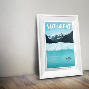 Glacier Bay National Park Poster Subpar Parks Poster image 2