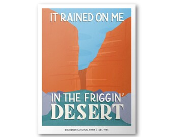 Big Bend National Park Poster | Subpar Parks Poster