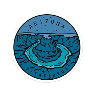 Arizona Sticker | Arizona Decal | Multiple Sizes | Bumper Sticker | Water Bottle | Travel | Laptop | Waterproof