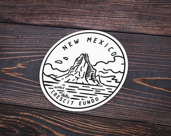 New Mexico Sticker | New Mexico Decal | Multiple Sizes | Bumper Sticker | Water Bottle | Travel | Laptop | Waterproof