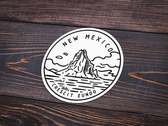 New Mexico Sticker | New Mexico Decal | Multiple Sizes | Bumper Sticker | Water Bottle | Travel | Laptop | Waterproof