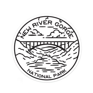 New River Gorge National Park Sticker | National Park Sticker | Multiple Sizes