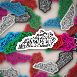 Kentucky Sticker | Bumper Sticker | Bottle Sticker | Travel Sticker | Laptop Sticker | Waterproof Sticker | Vinyl Sticker | Decal | 3.5&quot;