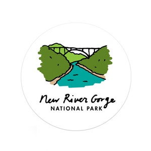 New River Gorge National Park Sticker | National Park Sticker | Multiple Sizes